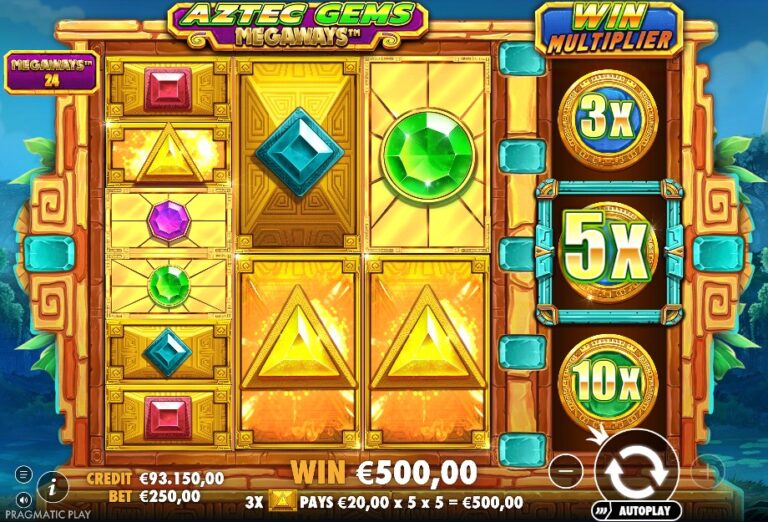 Screenshot 2 van Aztec Gems Megaways